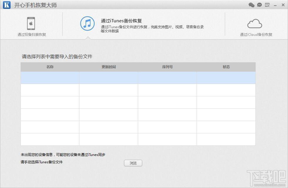 手机恢复大师,开心手机恢复大师,苹果数据恢复,ios数据恢复