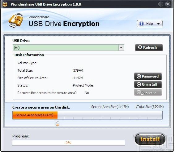 Wondershare USB驱动加密下载,USB驱动加密工具,USB驱动加密