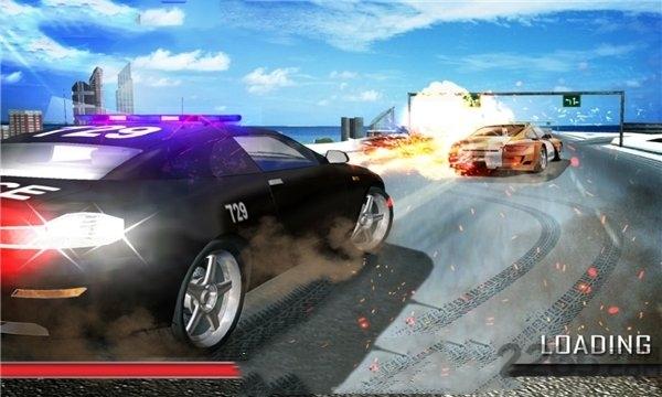 公路警车追逐最新版下载,公路警车追逐,赛车游戏,竞速游戏