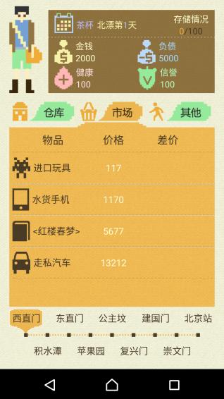 屌丝北漂记游戏下载,屌丝北漂记,模拟游戏,像素游戏